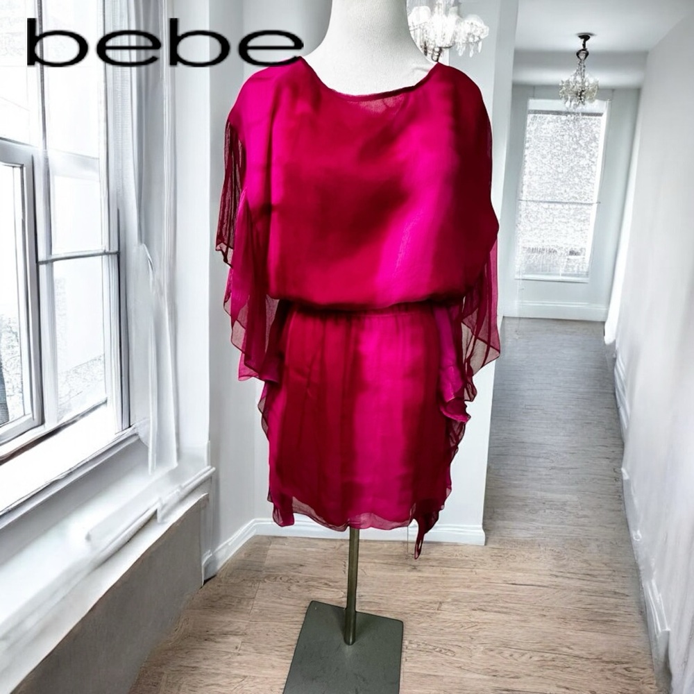 Vintage Y2K Bebe Silk Dress